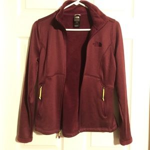 North face zip up jacket